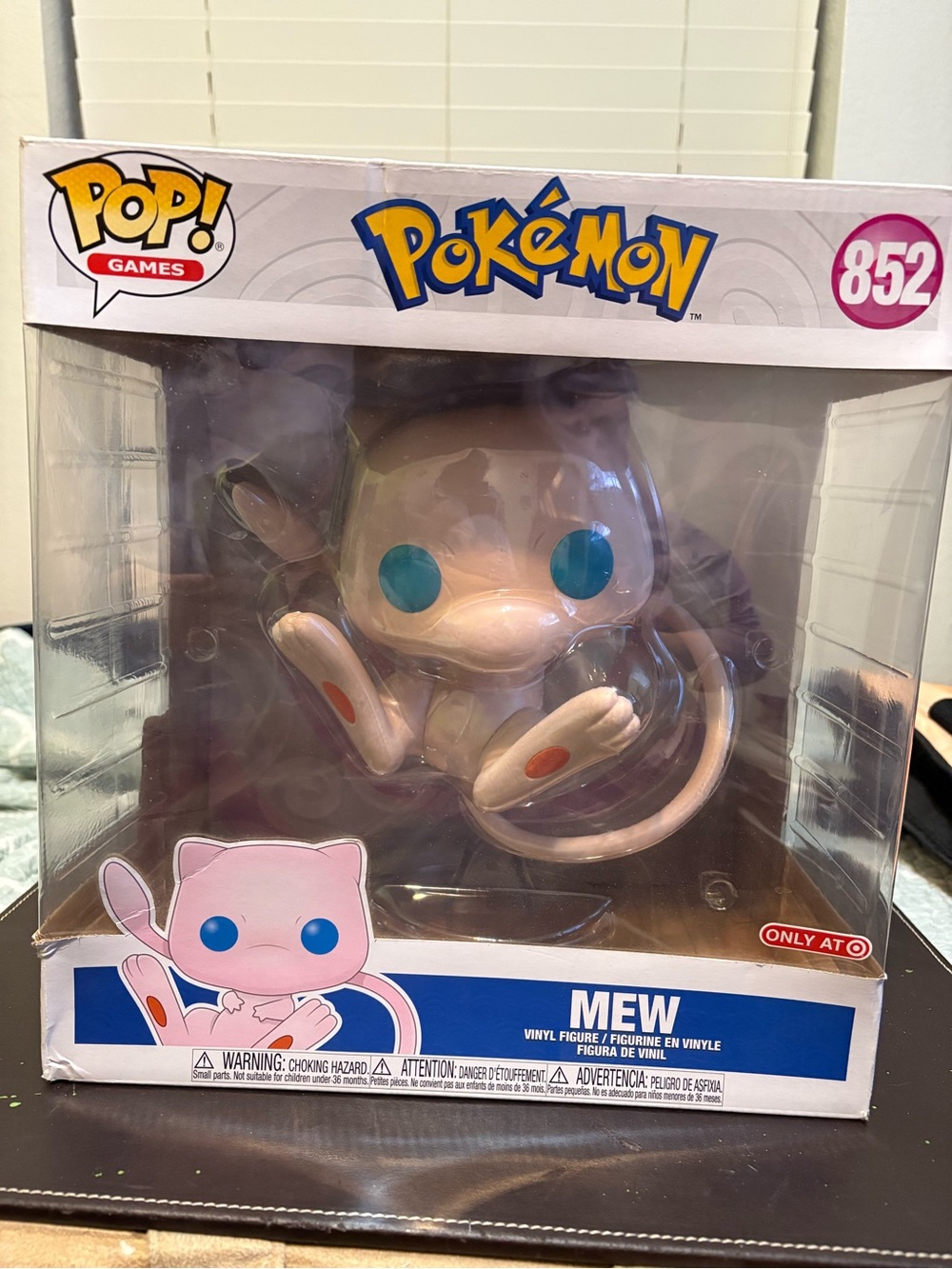 Pokémon Pop! Games Mew #852 Vinyl Figure - JUMBO MEW